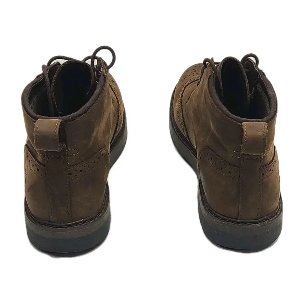 Timberland Boots Ankle Squall Canyon Wing Tip Chukka Men Sz 10 Brown Waterproof